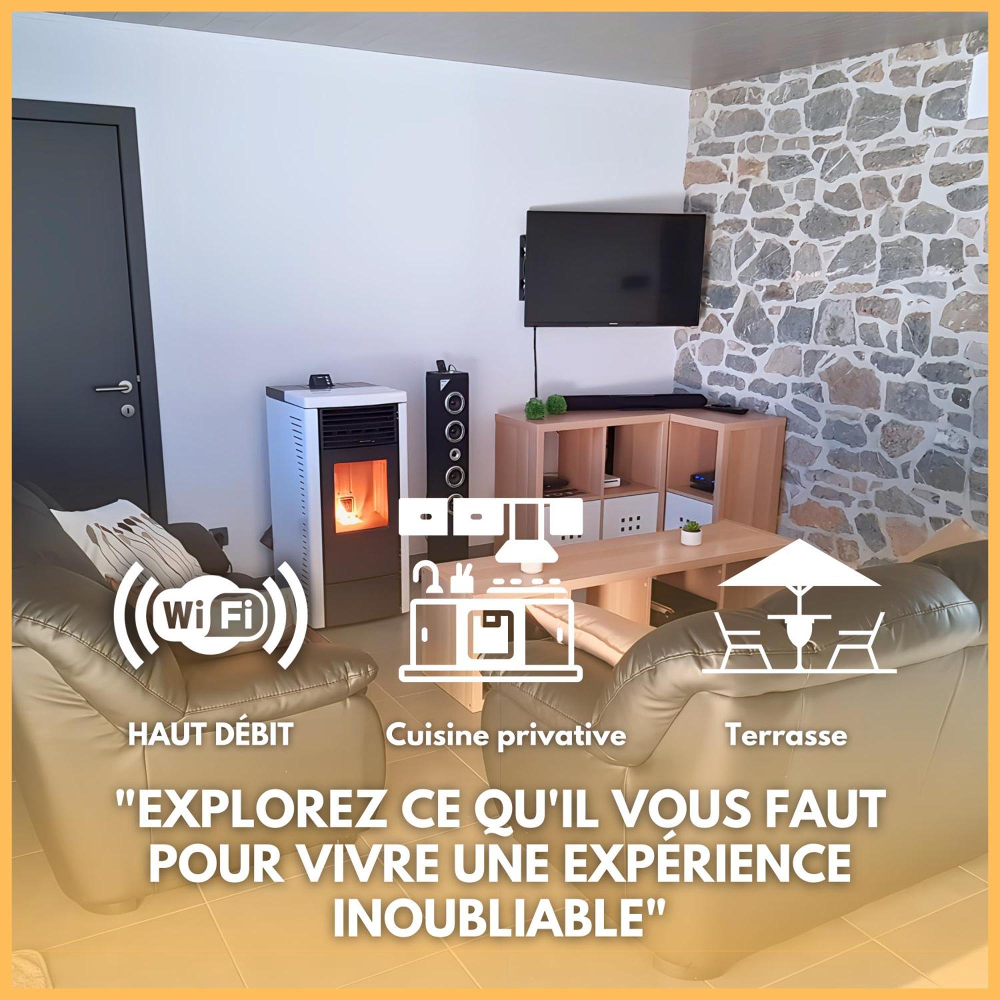 Au Chant Des Roches - Parking - Wifi - Terrasse - Chambres Familiales - セルフォンテーヌ エクステリア 写真